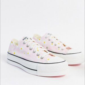 Converse chuck taylor lift platform ox pink daisy